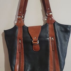 Large Derek Alexander  Leather Tote Bag